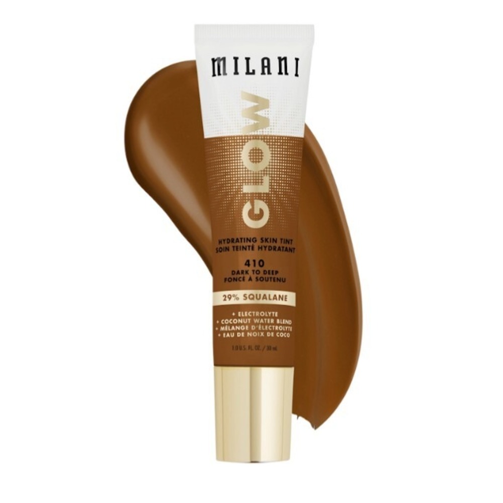 Milani Glow Hydrating Skin Tint #410 Dark to Deep 1.0 fl oz